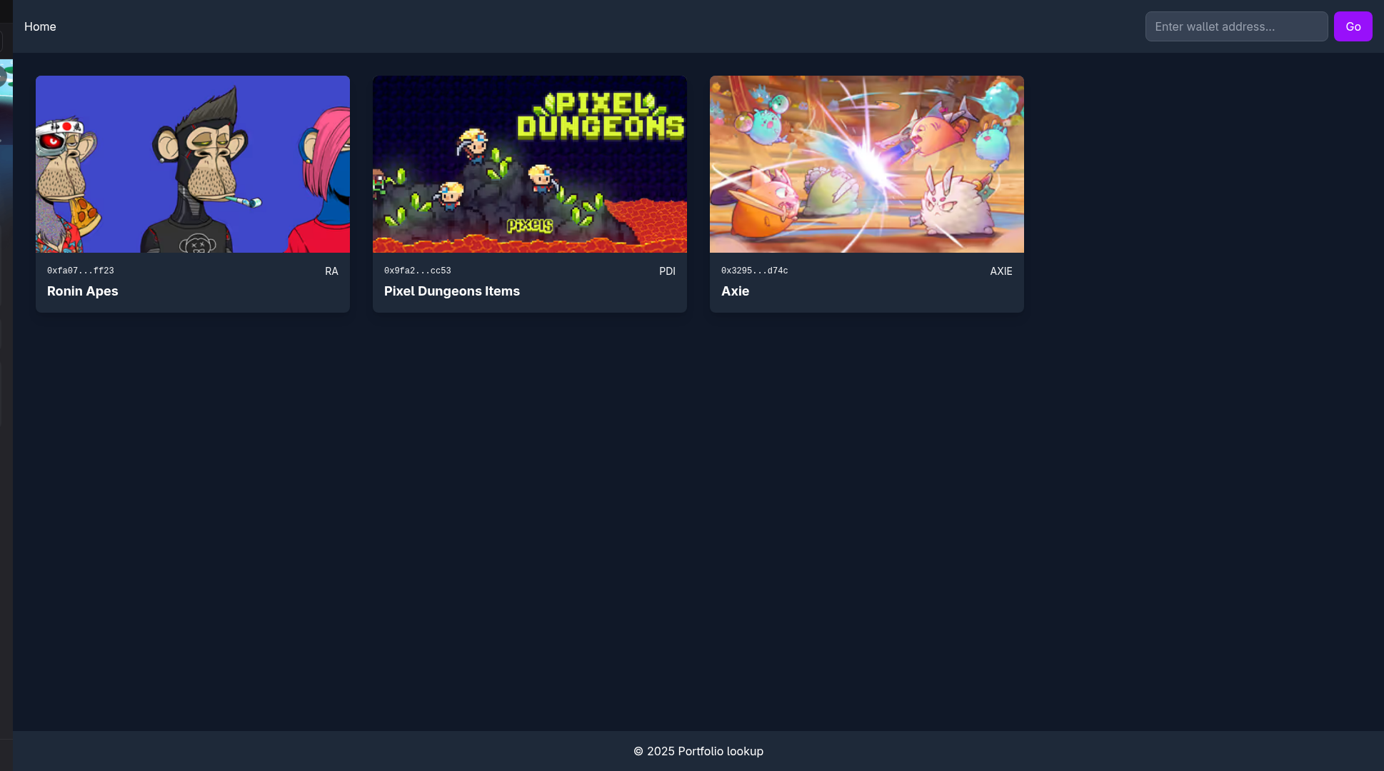 Screenshot of crypto platform repository